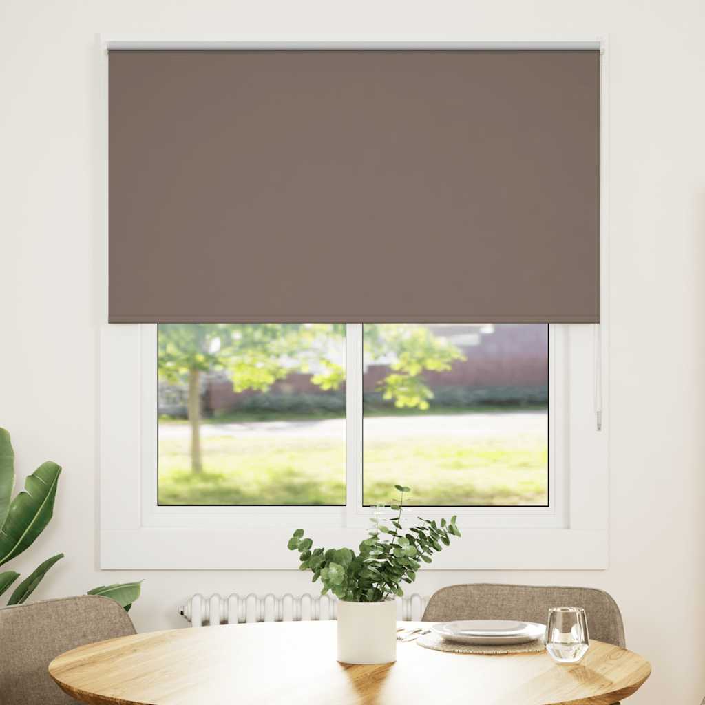 Verdunkelungsrollo Kaffeebraun 135x175 cm Stoffbreite 131,6 cm
