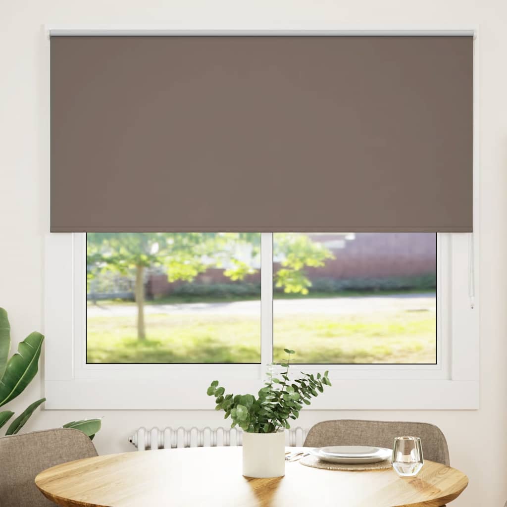 Verdunkelungsrollo Kaffeebraun 160x175 cm Stoffbreite 156,6 cm