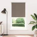 Verdunkelungsrollo Kaffeebraun 115x210 cm Stoffbreite 110,7 cm