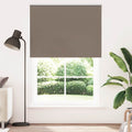 Verdunkelungsrollo Kaffeebraun 145x210 cm Stoffbreite 141,6 cm