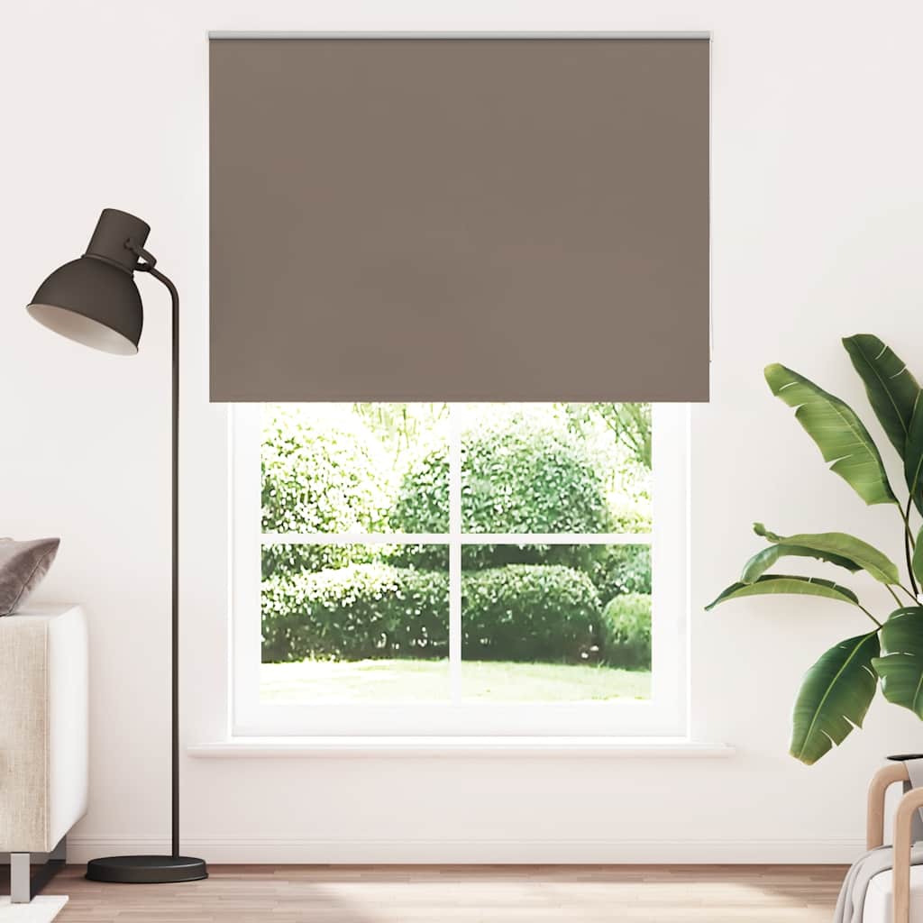 Verdunkelungsrollo Kaffeebraun 145x210 cm Stoffbreite 141,6 cm