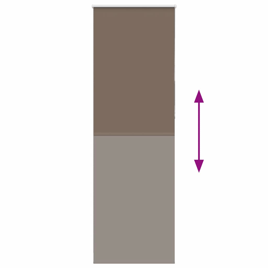 Verdunkelungsrollo Kaffeebraun 80x230 cm Stoffbreite 75,7 cm