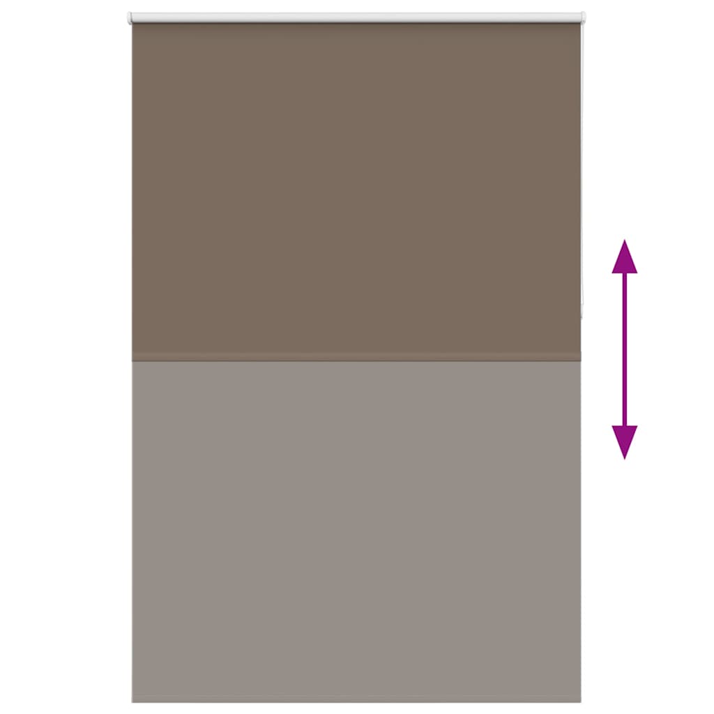 Verdunkelungsrollo Kaffeebraun 155x230cm Stoffbreite 151,6cm