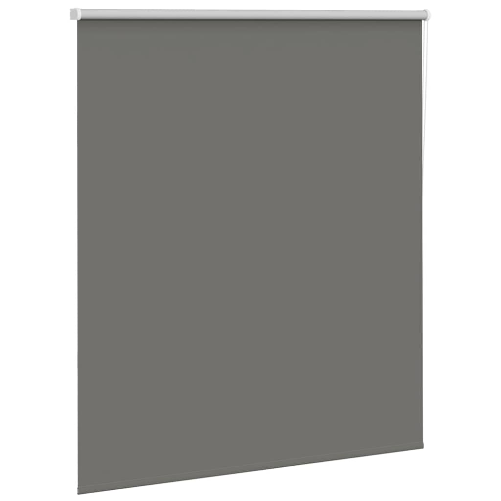 Verdunkelungsrollo Grau 130x130cm Stoffbreite 126,6cm Polyester