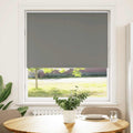 Verdunkelungsrollo Grau 100x150cm Stoffbreite 95,7 cm Polyester