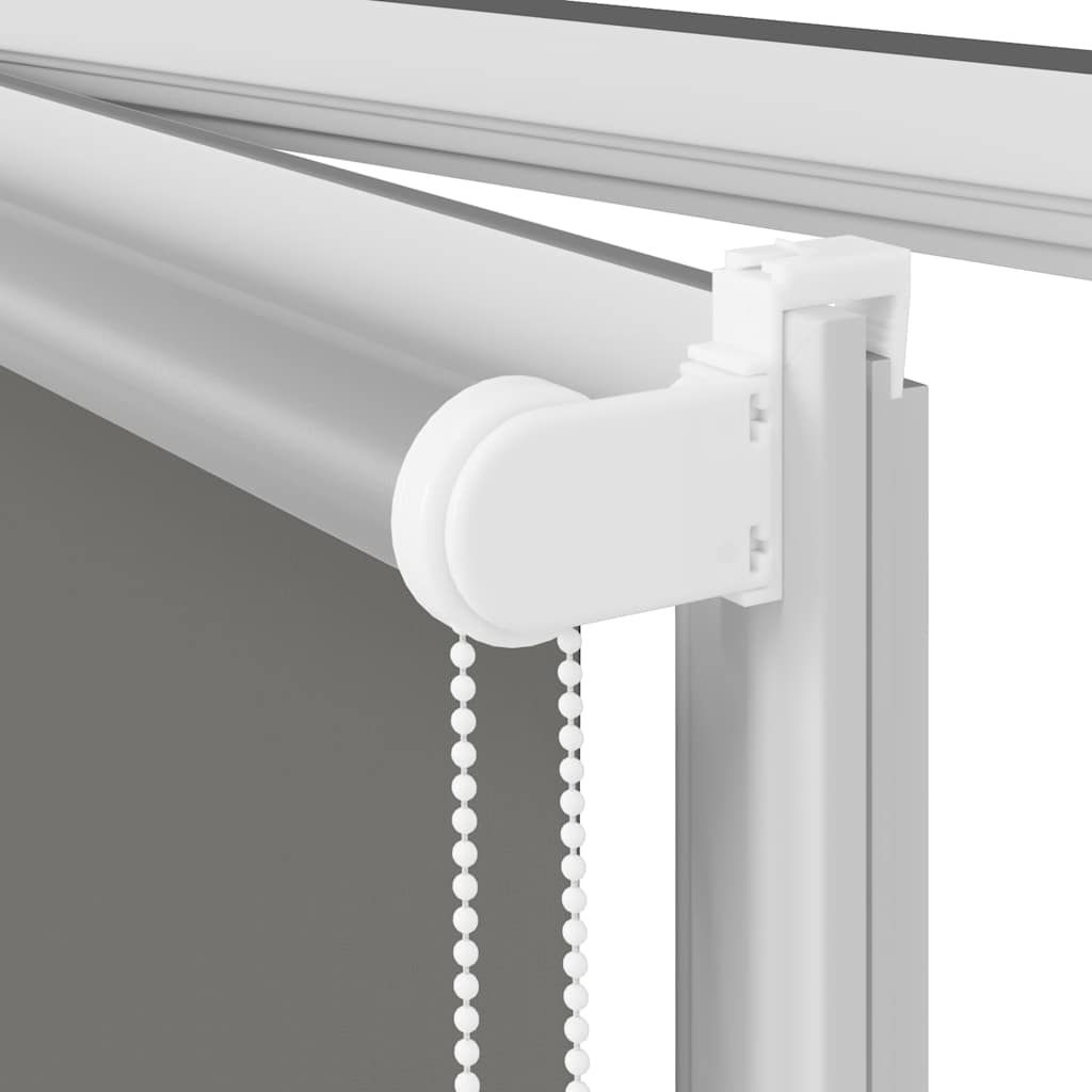 Verdunkelungsrollo Grau 125x150cm Stoffbreite 121,6cm Polyester