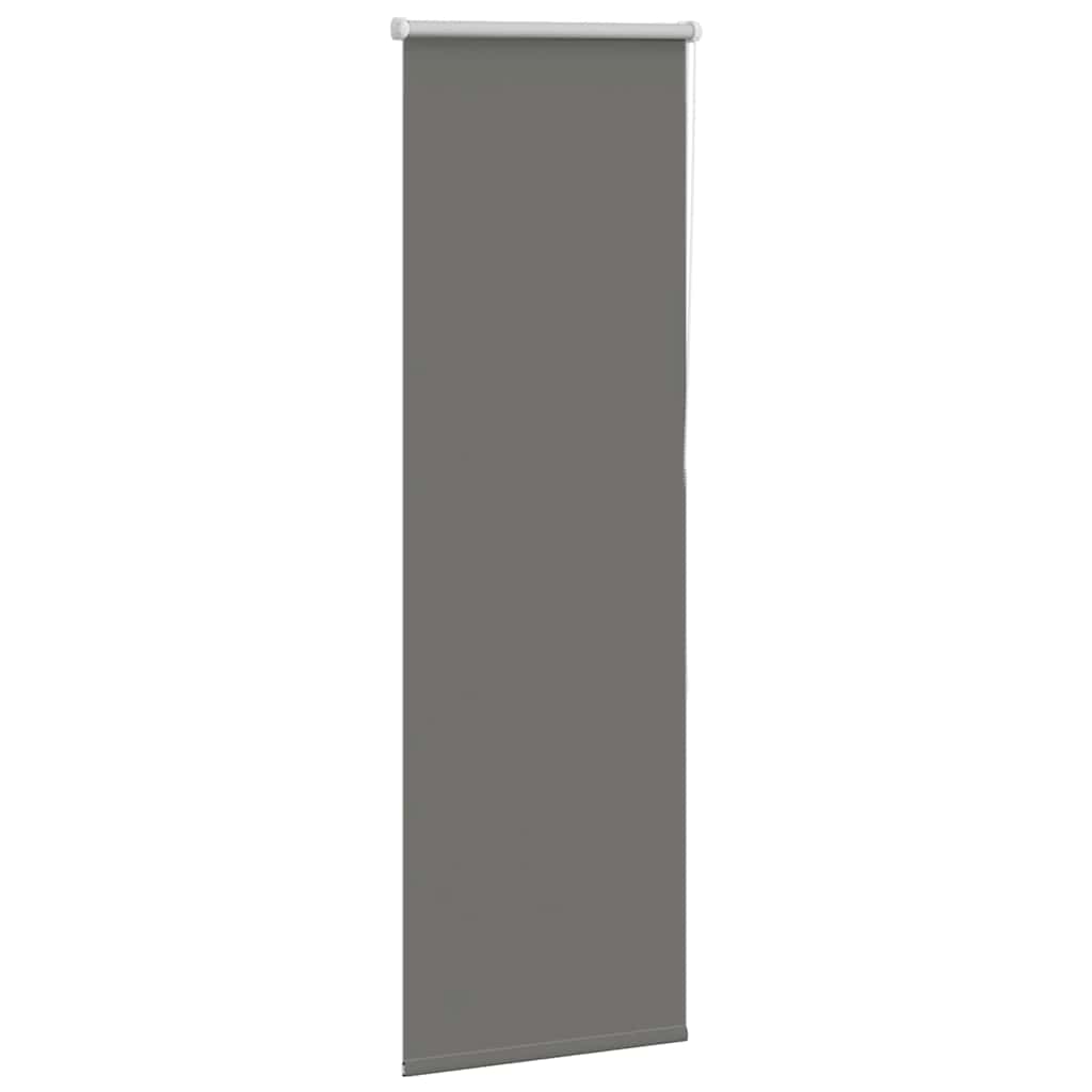 Verdunkelungsrollo Grau 50x175 cm Stoffbreite 45,7 cm Polyester