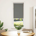 Verdunkelungsrollo Grau 60x175 cm Stoffbreite 55,7 cm Polyester