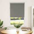 Verdunkelungsrollo Grau 65x175 cm Stoffbreite 60,7 cm Polyester