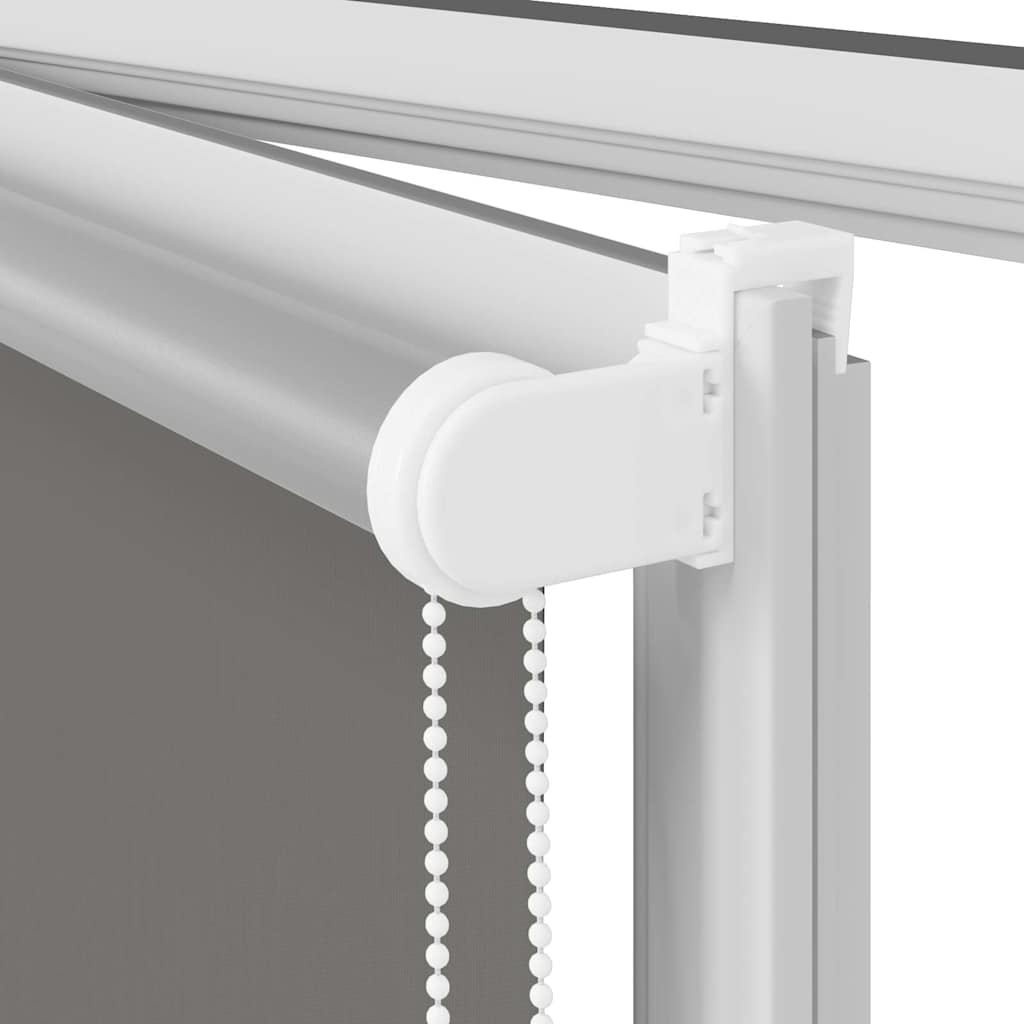Verdunkelungsrollo Grau 140x175cm Stoffbreite 136,6cm Polyester