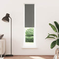 Verdunkelungsrollo Grau 60x210 cm Stoffbreite 55,7 cm Polyester