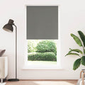 Verdunkelungsrollo Grau 105x210cm Stoffbreite 100,7cm Polyester
