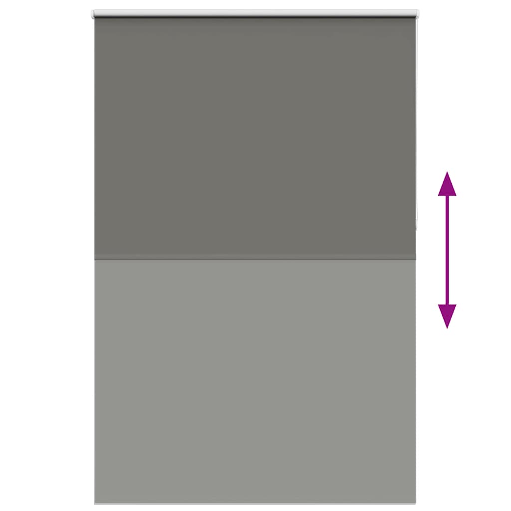 Verdunkelungsrollo Grau 165x210cm Stoffbreite 161,6cm Polyester
