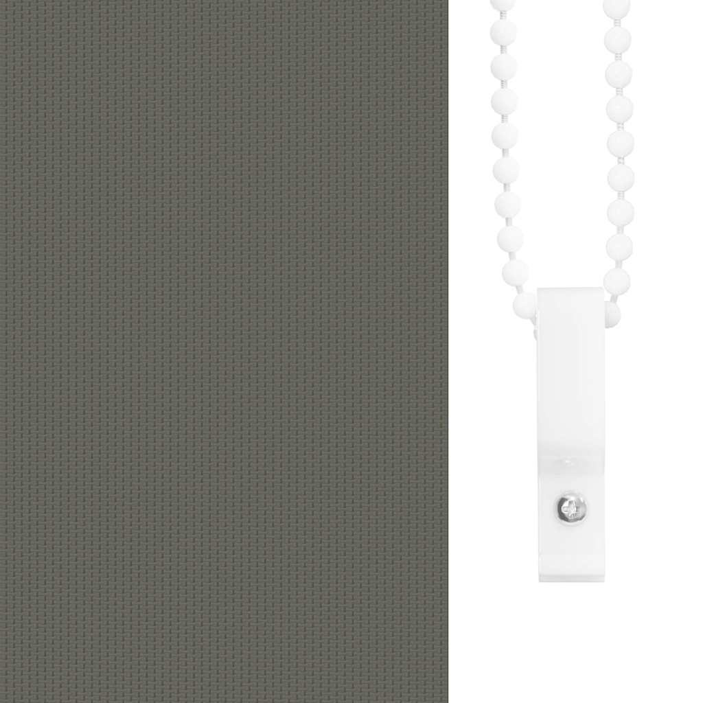 Verdunkelungsrollo Grau 65x230 cm Stoffbreite 60,7 cm Polyester