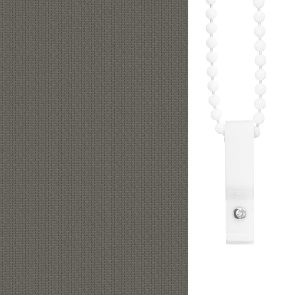Verdunkelungsrollo Grau 80x230 cm Stoffbreite 75,7 cm Polyester