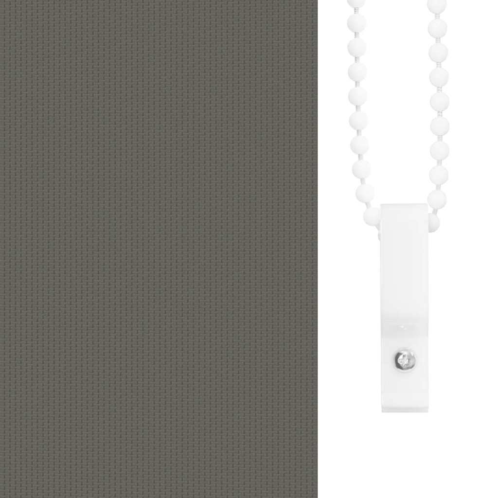Verdunkelungsrollo Grau 140x230cm Stoffbreite 136,6cm Polyester