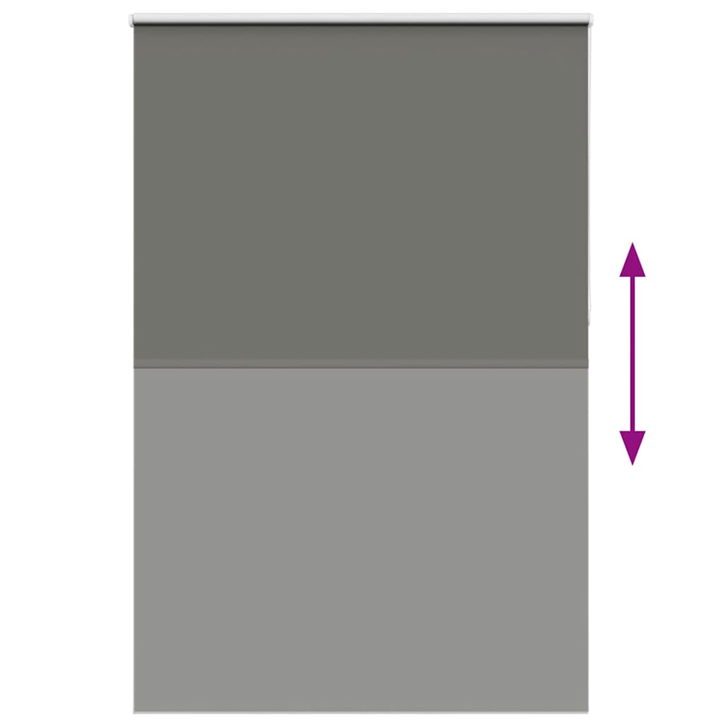 Verdunkelungsrollo Grau 150x230cm Stoffbreite 146,6cm Polyester