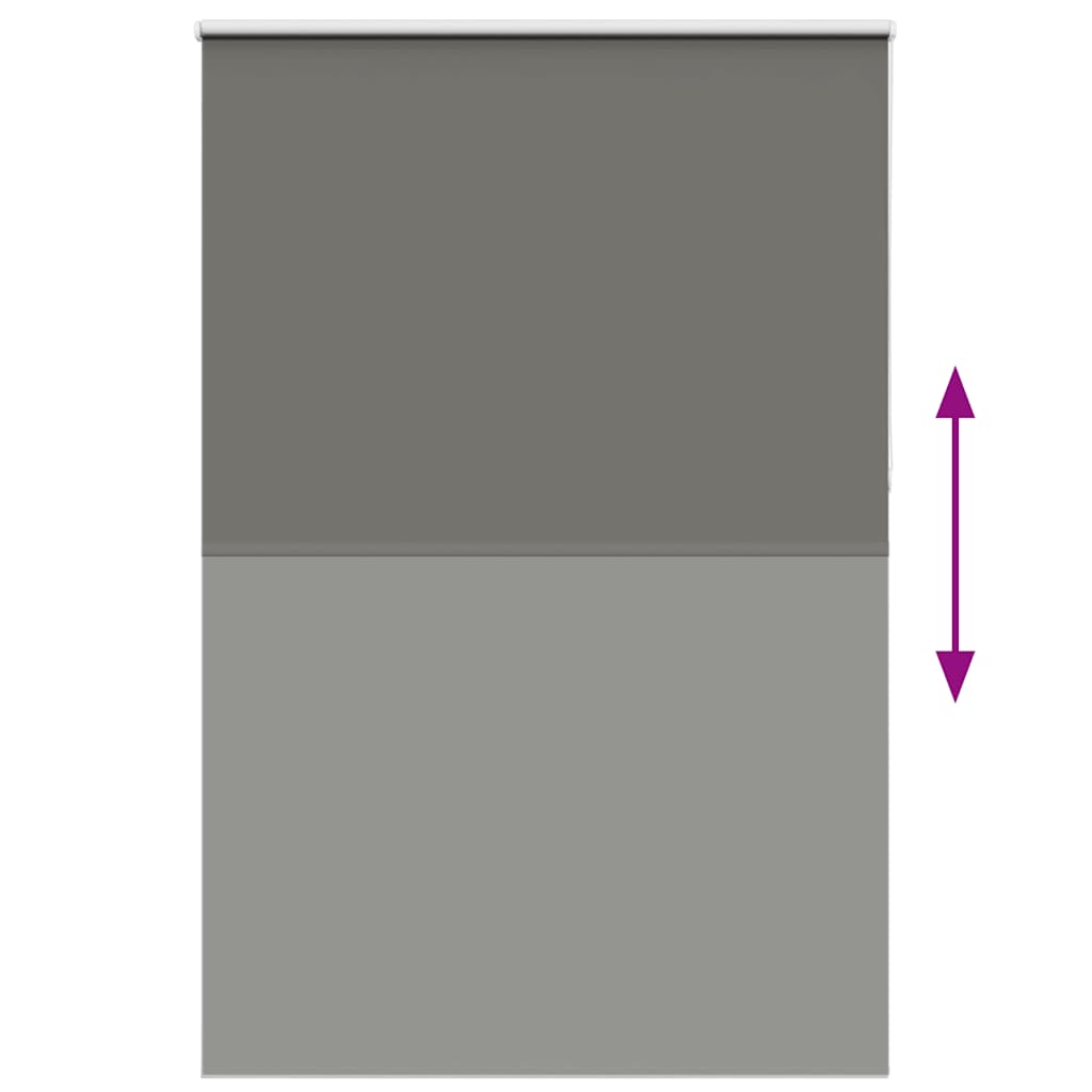 Verdunkelungsrollo Grau 165x230cm Stoffbreite 161,6cm Polyester