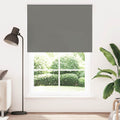 Verdunkelungsrollo Grau 165x230cm Stoffbreite 161,6cm Polyester