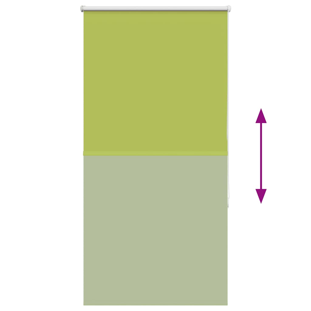 Verdunkelungsrollo Grün 65x130 cm Stoffbreite 60,7 cm Polyester