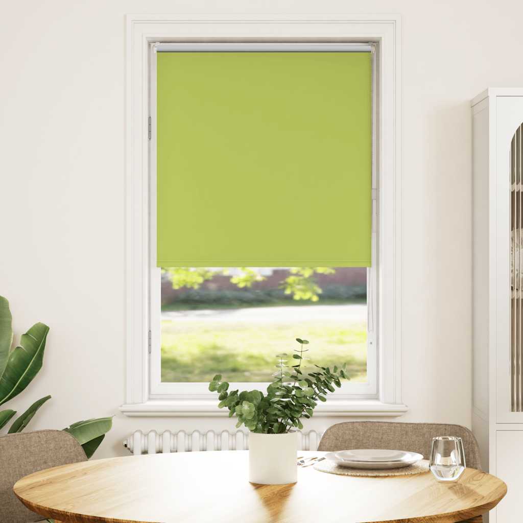 Verdunkelungsrollo Grün 75x130 cm Stoffbreite 70,7 cm Polyester