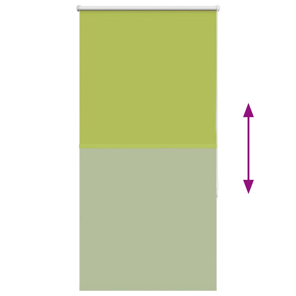 Verdunkelungsrollo Grün 85x130 cm Stoffbreite 80,7 cm Polyester