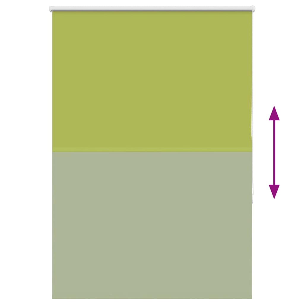 Verdunkelungsrollo Grün 100x150cm Stoffbreite 95,7 cm Polyester