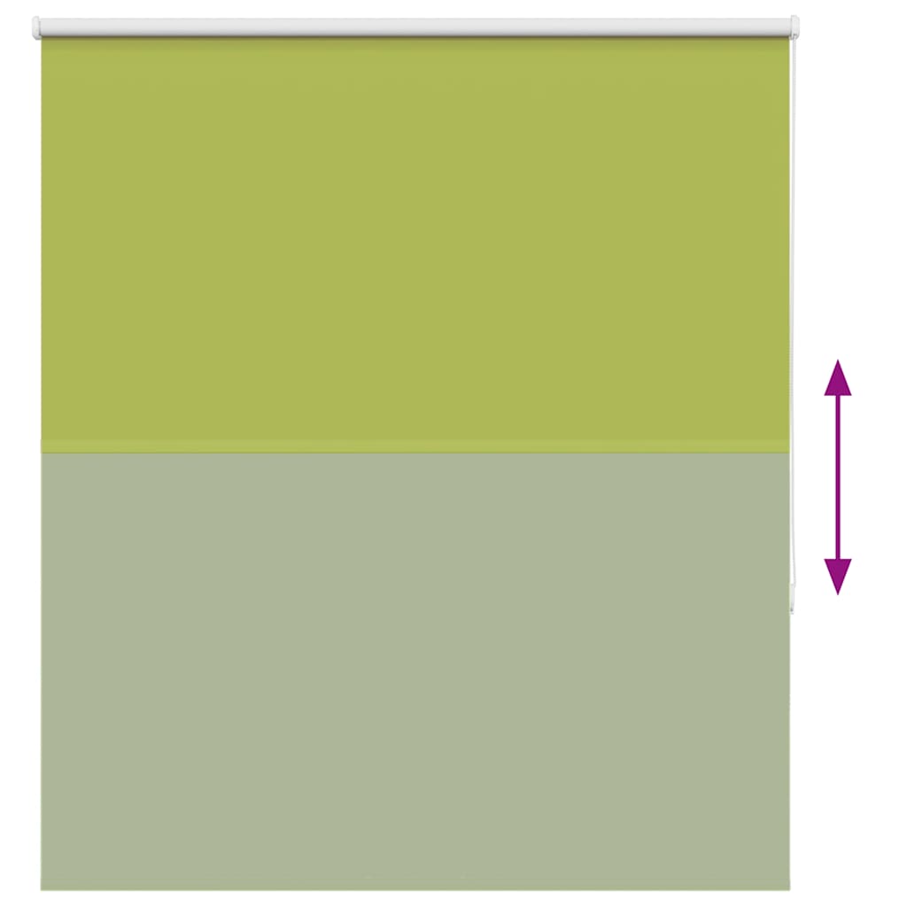 Verdunkelungsrollo Grün 135x150cm Stoffbreite 131,6cm Polyester