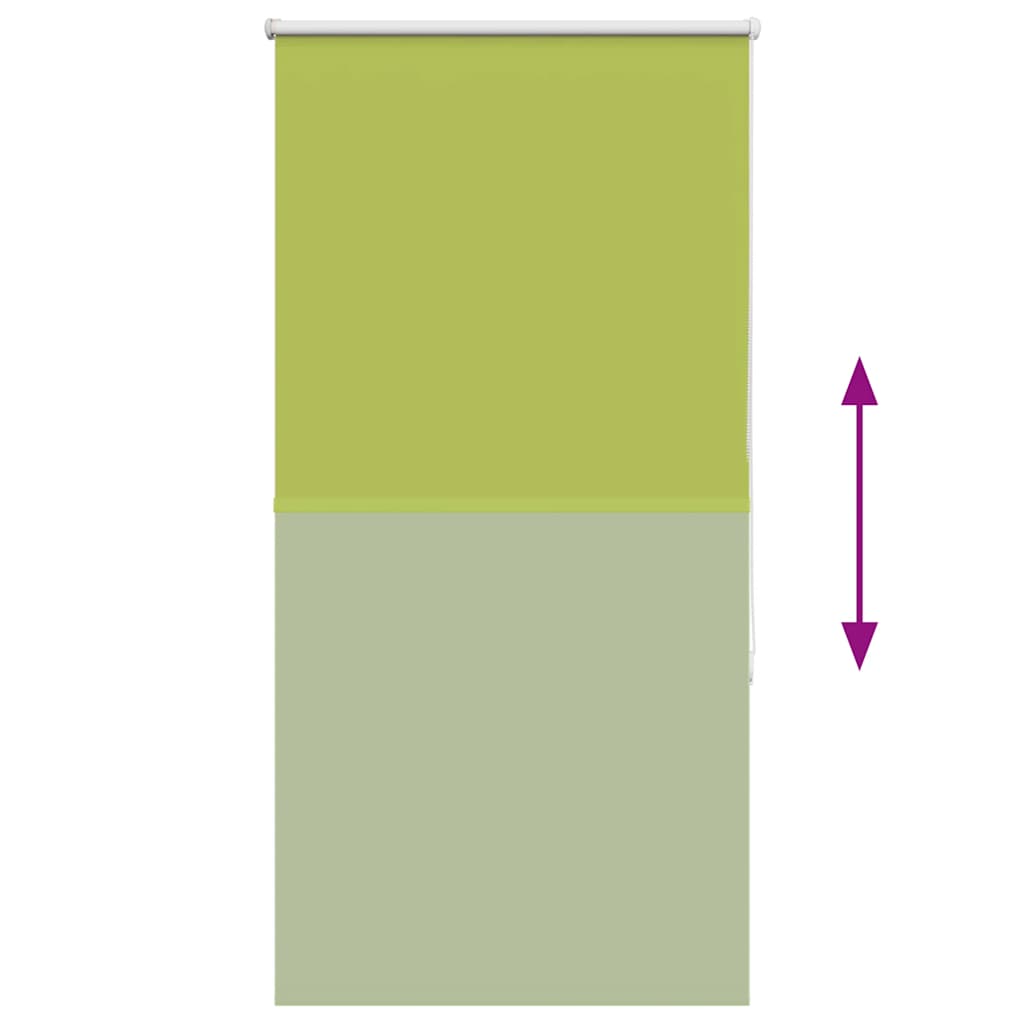Verdunkelungsrollo Grün 80x175 cm Stoffbreite 75,7 cm Polyester