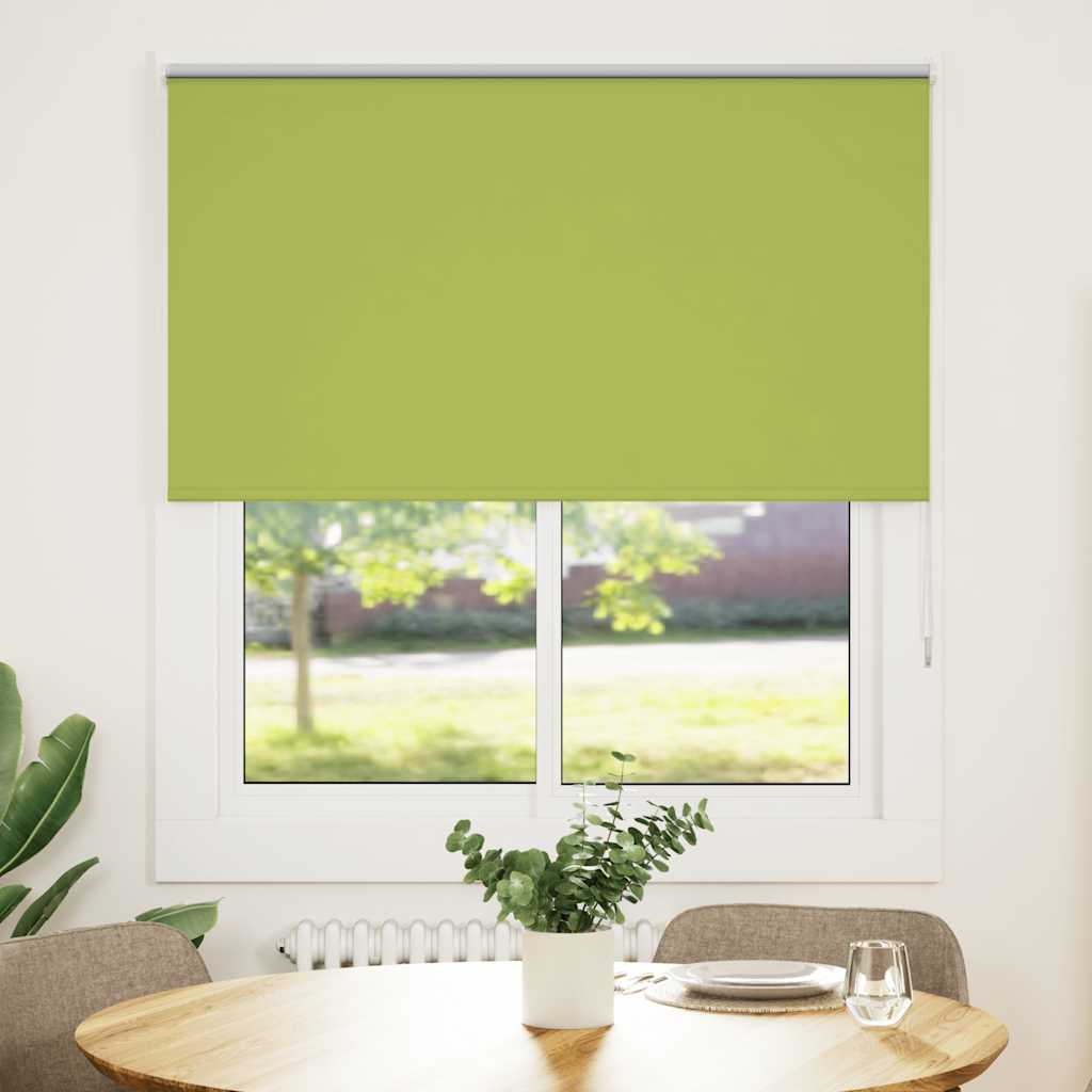 Verdunkelungsrollo Grün 135x175cm Stoffbreite 131,6cm Polyester