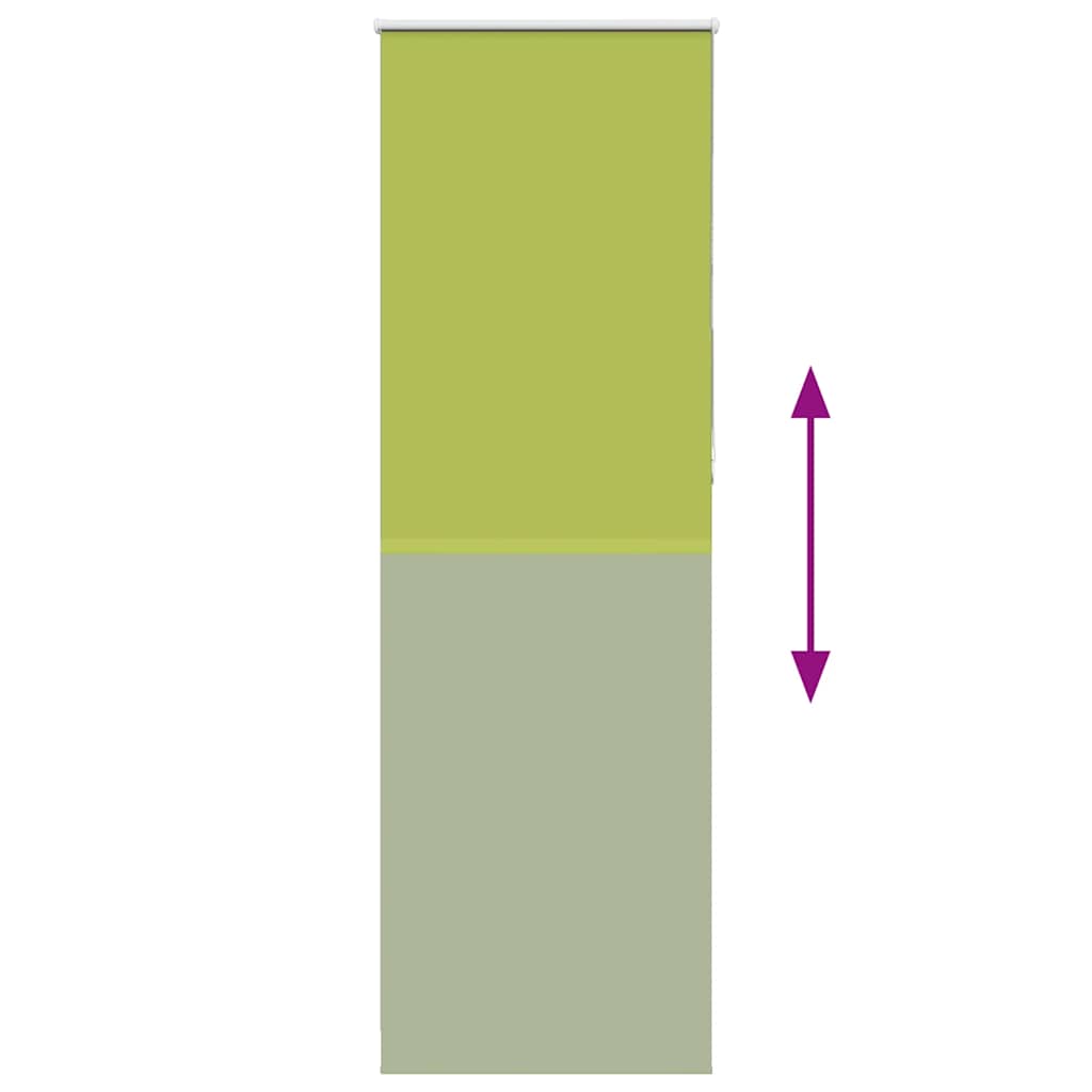 Verdunkelungsrollo Grün 85x210 cm Stoffbreite 80,7 cm Polyester