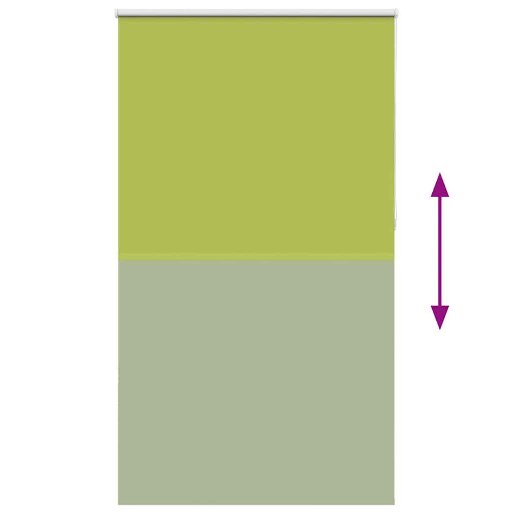 Verdunkelungsrollo Grün 130x230cm Stoffbreite 126,6cm Polyester