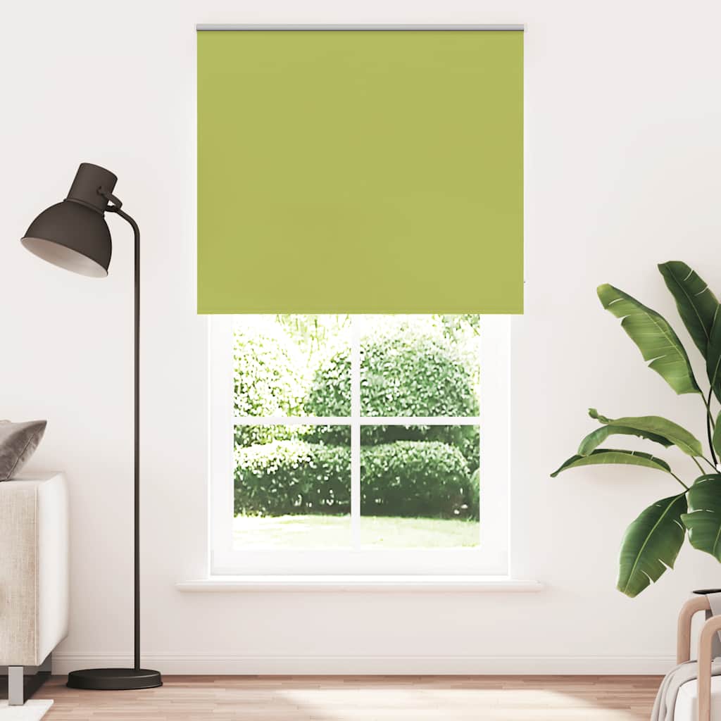 Verdunkelungsrollo Grün 135x230cm Stoffbreite 131,6cm Polyester