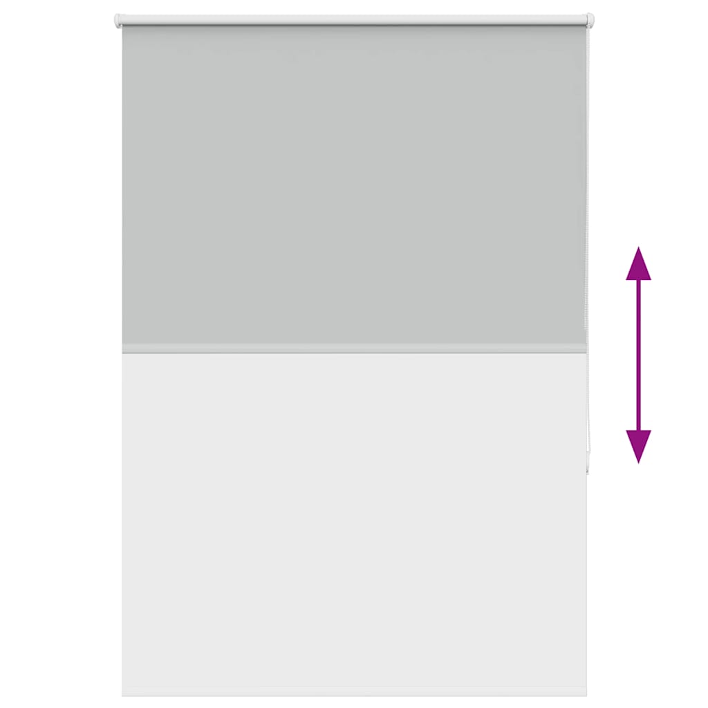 Verdunkelungsrollo Hellgrau 115x130cm Stoffbreite 110,7cm
