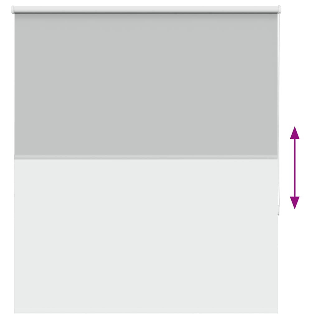 Verdunkelungsrollo Hellgrau 140x130cm Stoffbreite 136,6cm