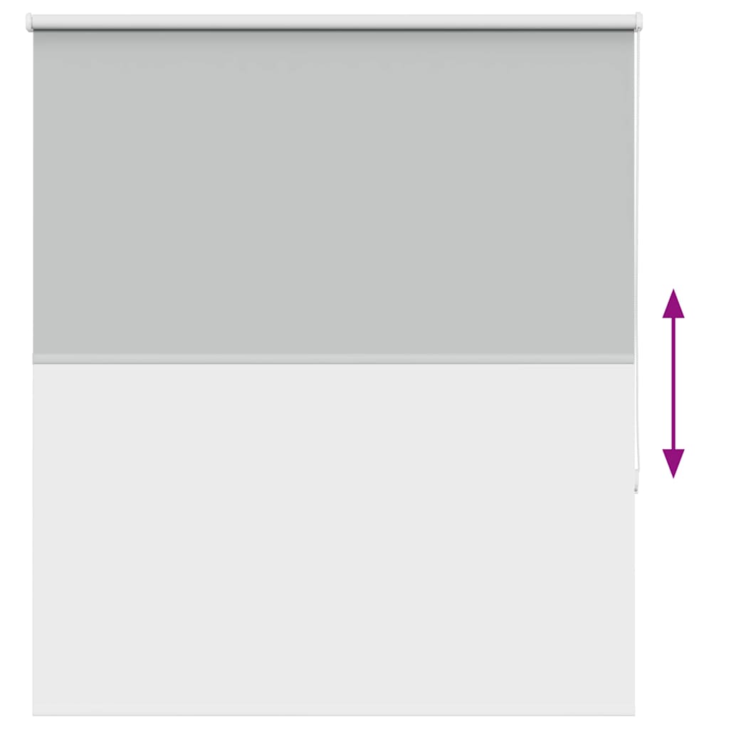 Verdunkelungsrollo Hellgrau 120x175cm Stoffbreite 116,6cm