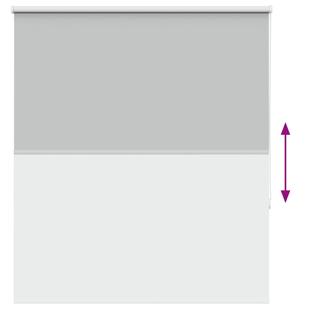Verdunkelungsrollo Hellgrau 135x175cm Stoffbreite 131,6cm