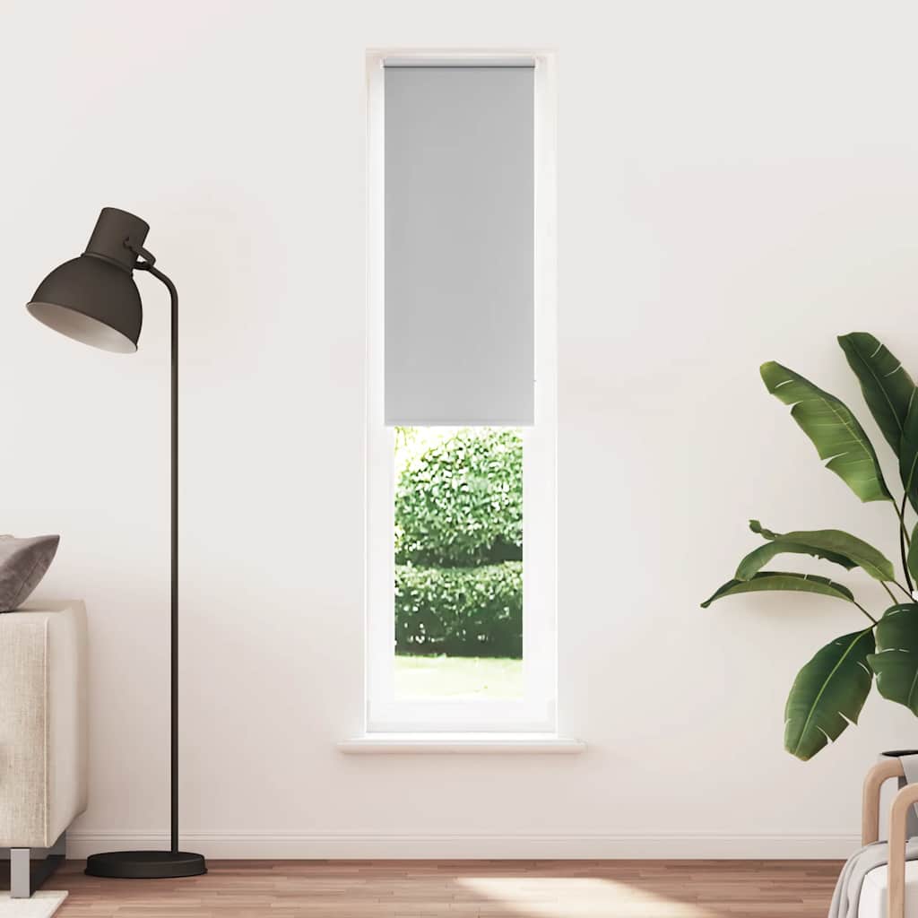 Verdunkelungsrollo Hellgrau 45x210 cm Stoffbreite 40,7 cm