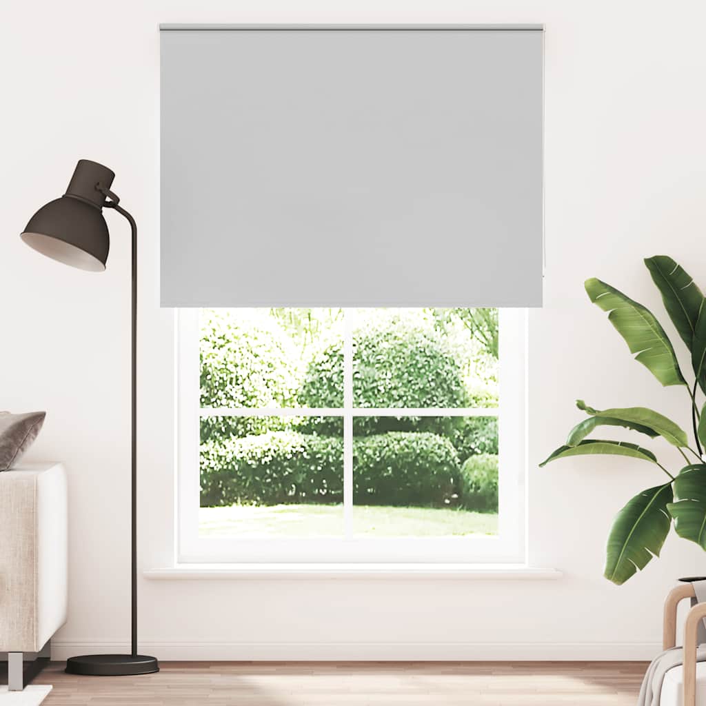 Verdunkelungsrollo Hellgrau 145x210cm Stoffbreite 141,6cm