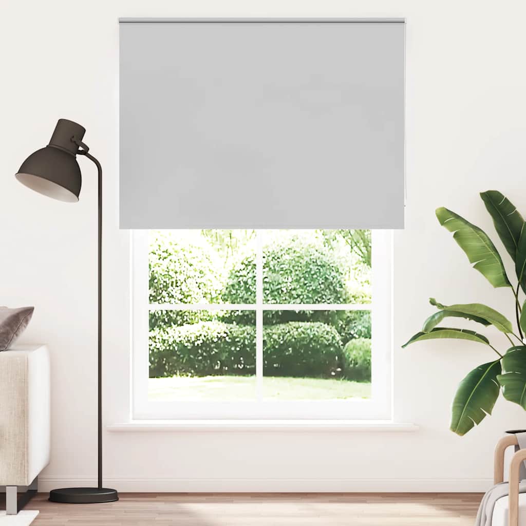 Verdunkelungsrollo Hellgrau 145x230cm Stoffbreite 141,6cm