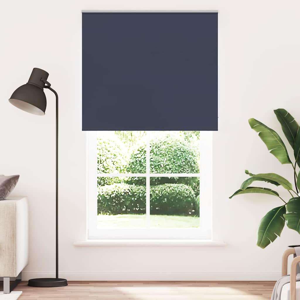 Verdunkelungsrollo Marineblau 130x230 cm Stoffbreite 126,6 cm