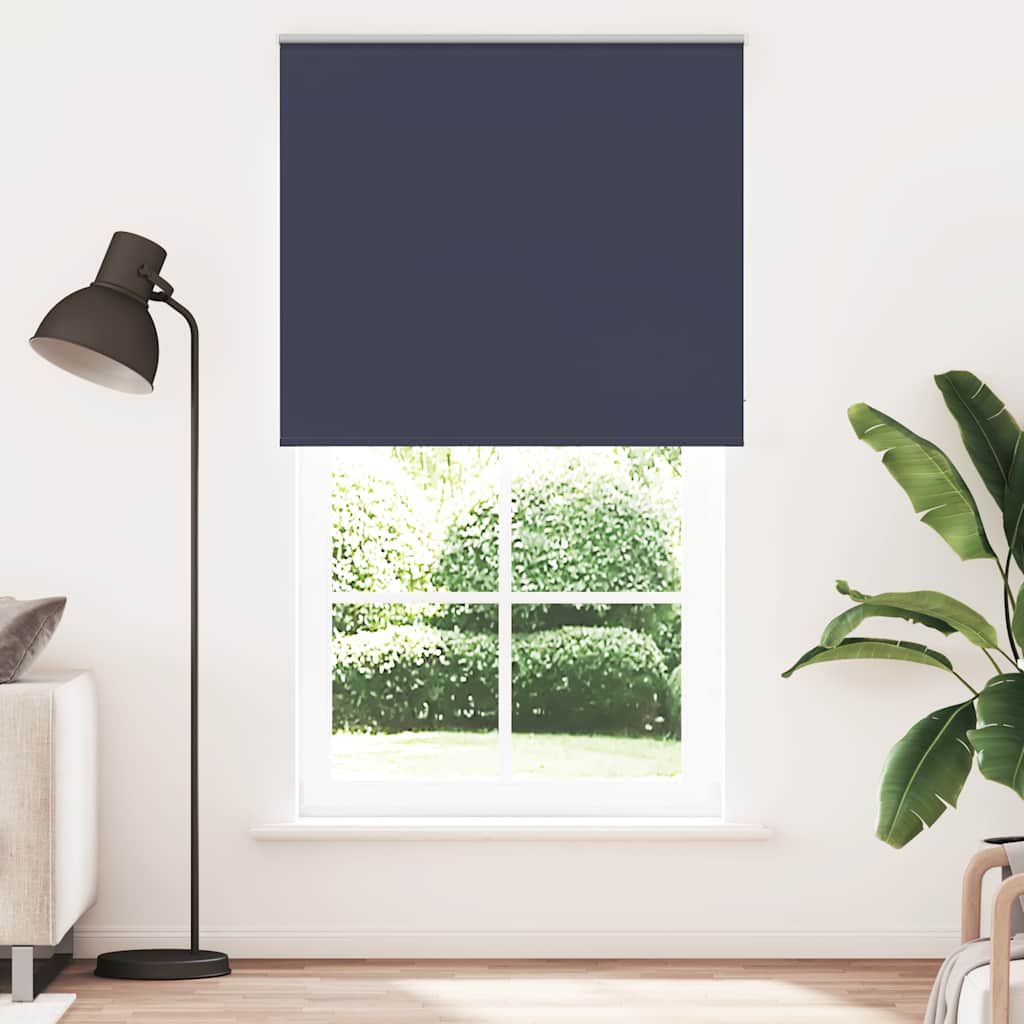 Verdunkelungsrollo Marineblau 135x230 cm Stoffbreite 131,6 cm