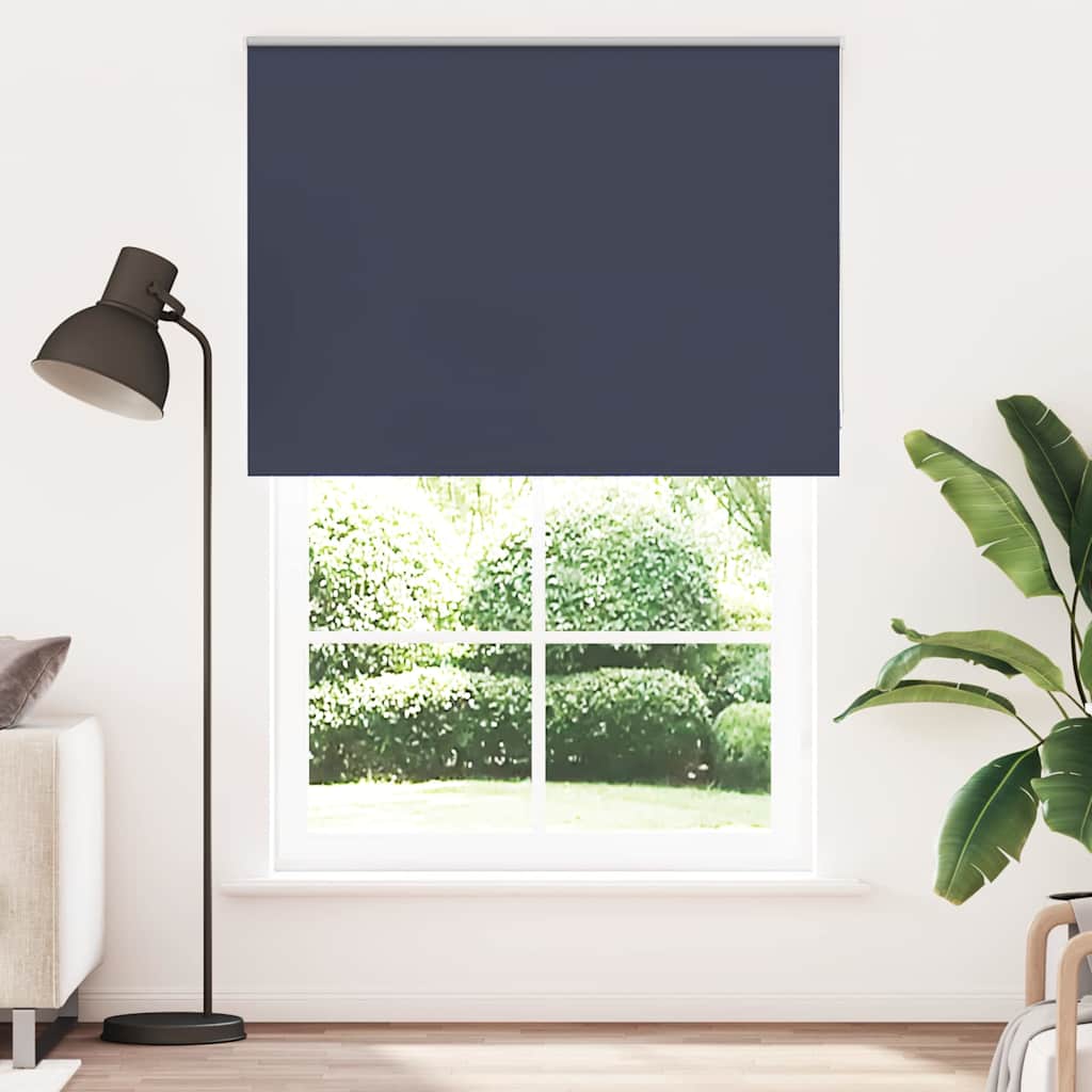 Verdunkelungsrollo Marineblau 160x230 cm Stoffbreite 156,6 cm