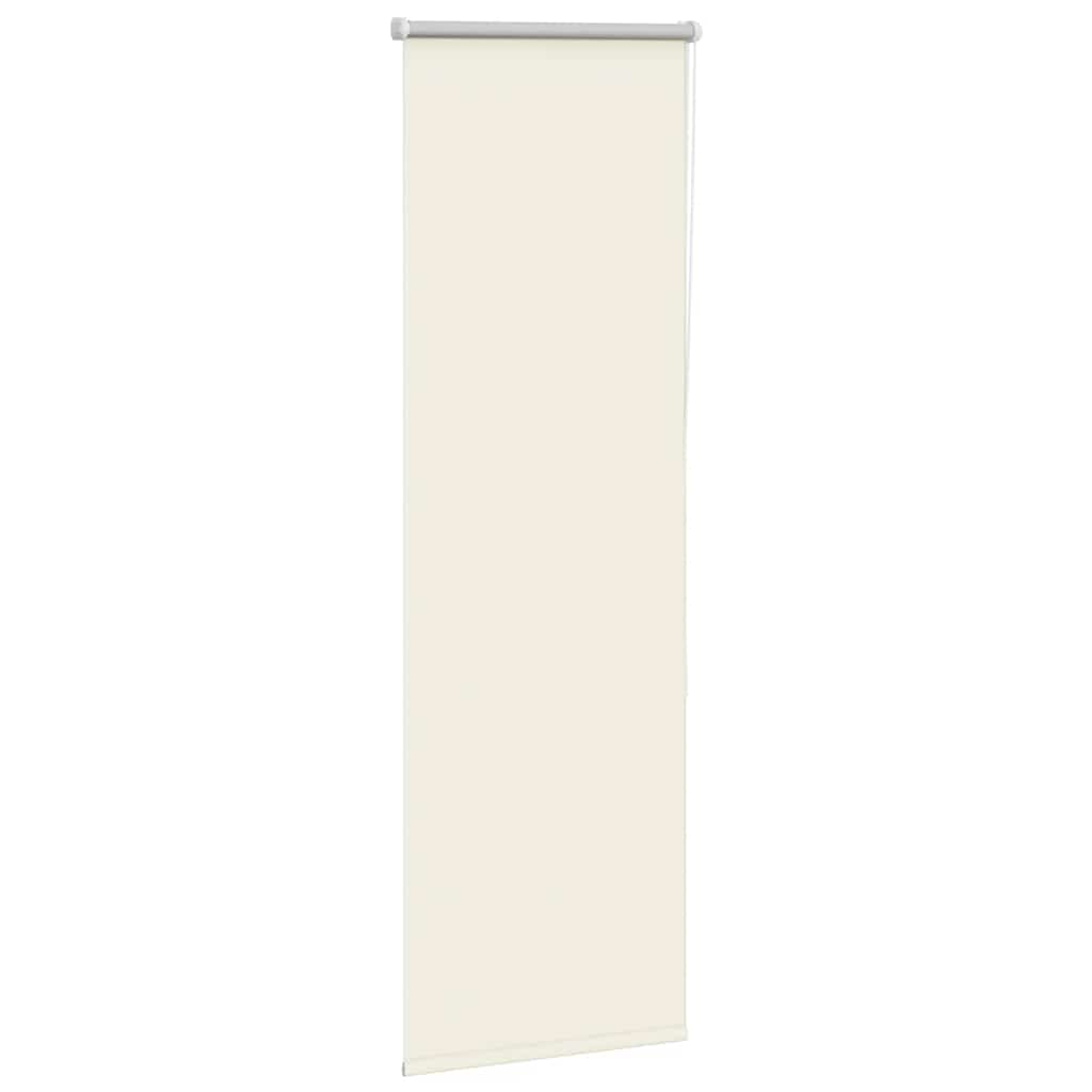 Verdunkelungsrollo Cremeweiß 40x130cm Stoffbreite 35,7 cm