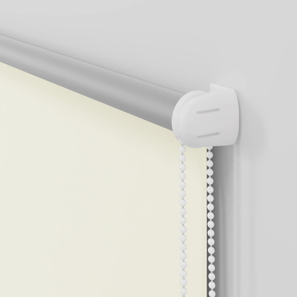 Verdunkelungsrollo Cremeweiß 75x130cm Stoffbreite 70,7 cm
