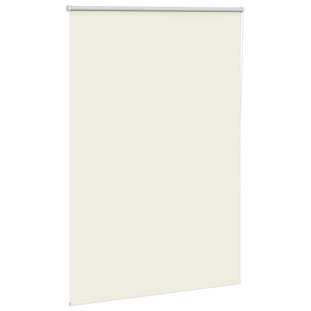 Verdunkelungsrollo Cremeweiß 90x130cm Stoffbreite 85,7 cm