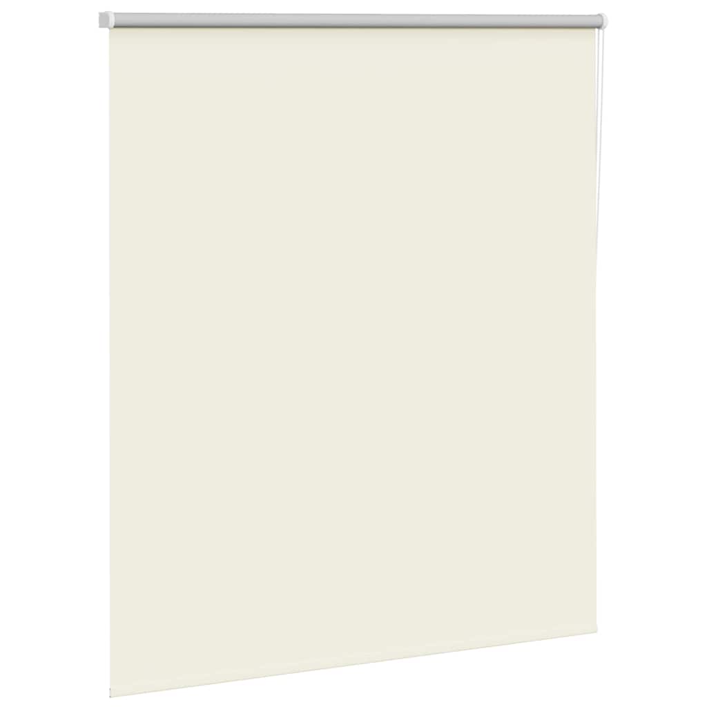 Verdunkelungsrollo Cremeweiß 140x130cm Stoffbreite 136,6cm