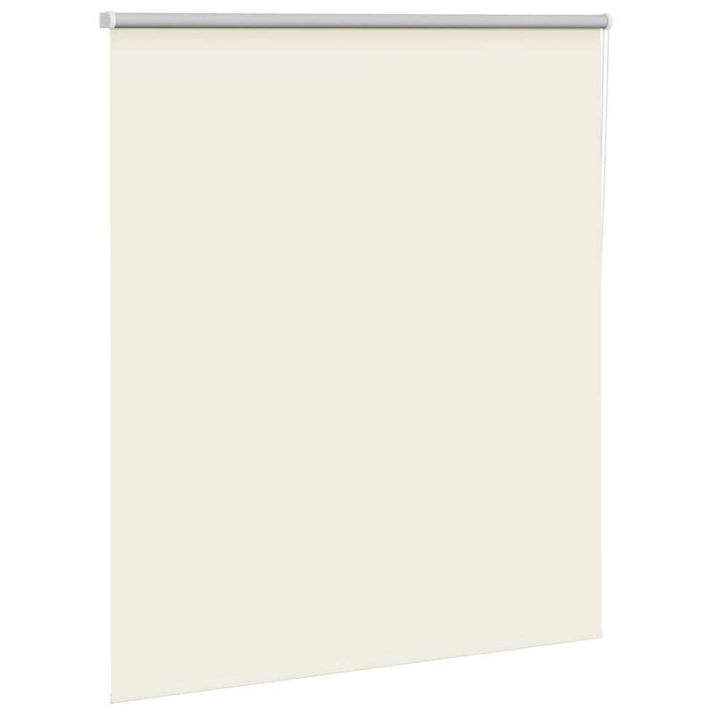 Verdunkelungsrollo Cremeweiß 125x150cm Stoffbreite 121,6cm