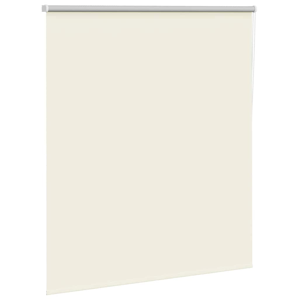 Verdunkelungsrollo Cremeweiß 135x150cm Stoffbreite 131,6cm