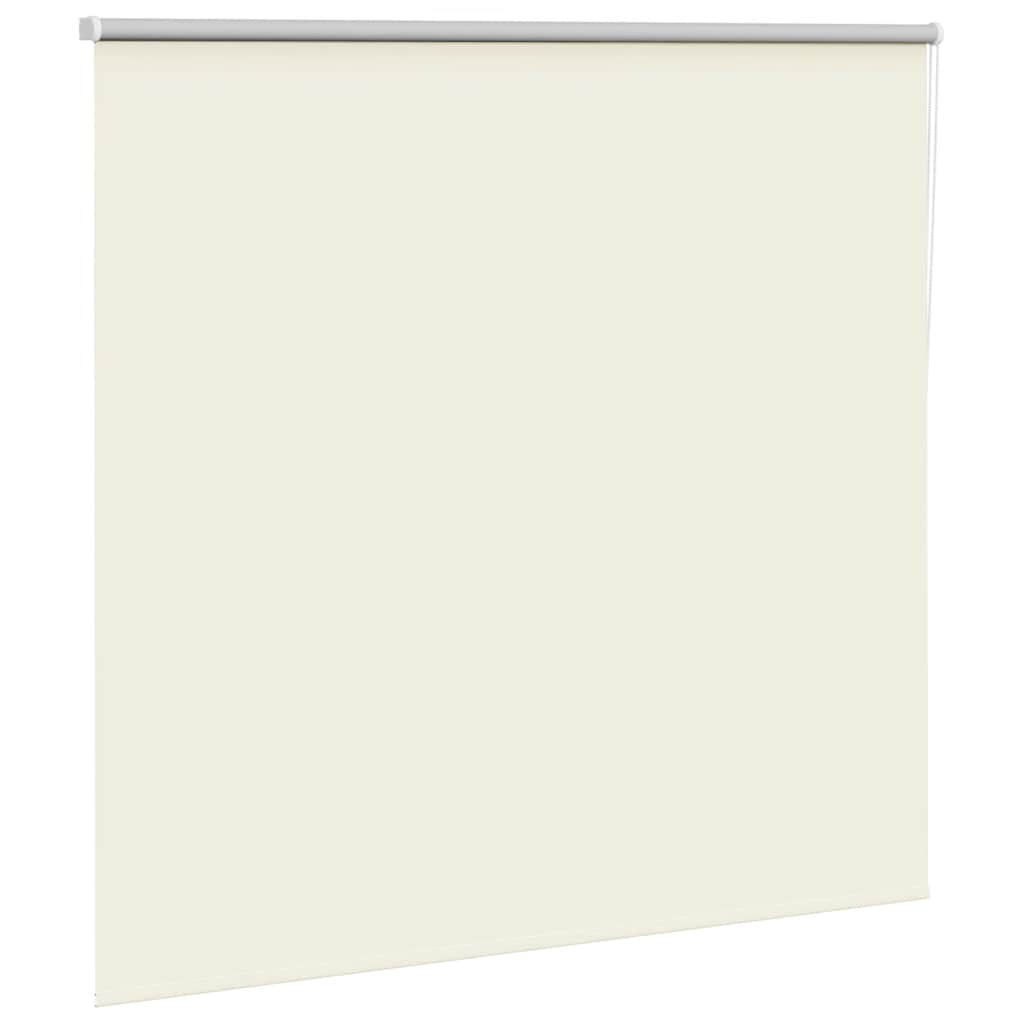 Verdunkelungsrollo Cremeweiß 155x150cm Stoffbreite 151,6cm